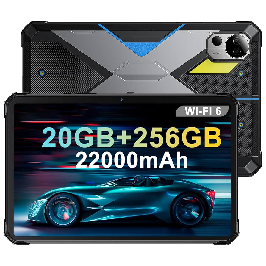 Amazon.com : FOSSIBOT DT2 10.4in Rugged Tablet, 22000mAh